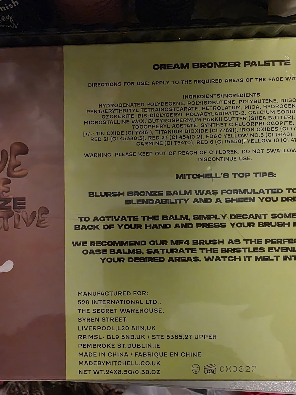 Bronze Collective Eyeshadow Palette - Green & Brown - Picture 2 of 4